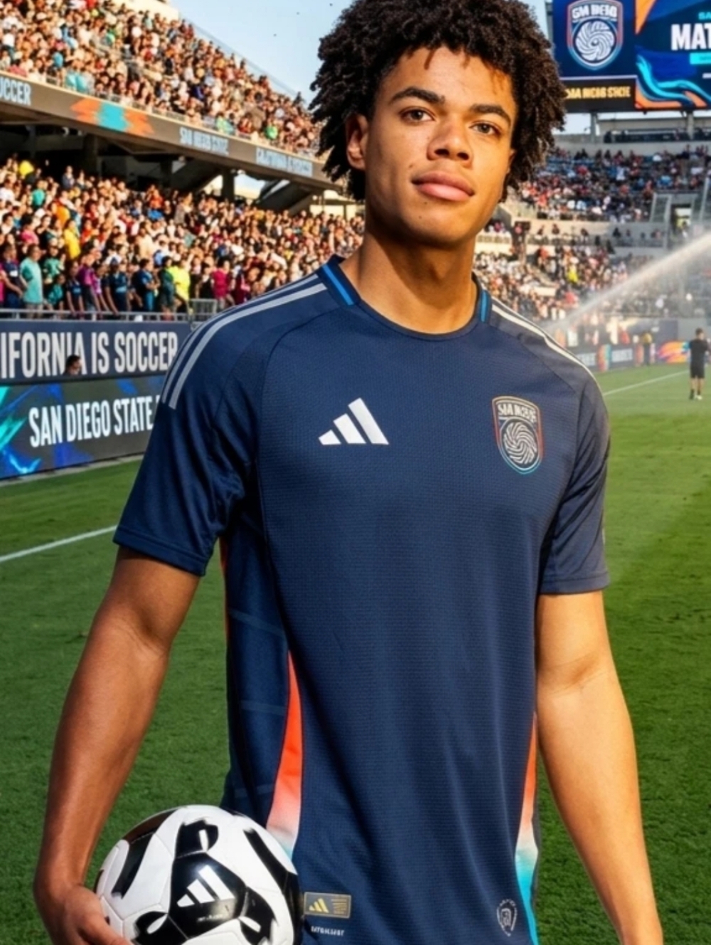 $150 San Diego FC 25/26 Home Authentic Soccer Jersey Blue